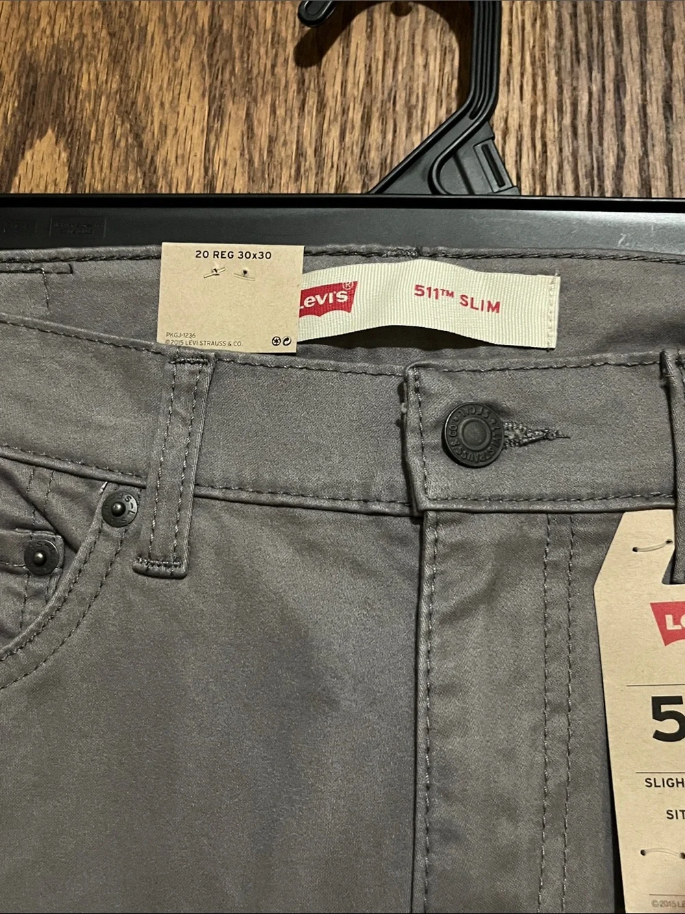 Levi's 511 Slim Straight Men's Jeans - Gray